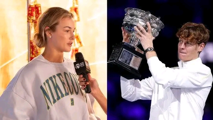 Jannik Sinner si complimenta per la bellezza di Anna Kalinskaya in mezzo a voci di conflitto post-Australian Open 2025